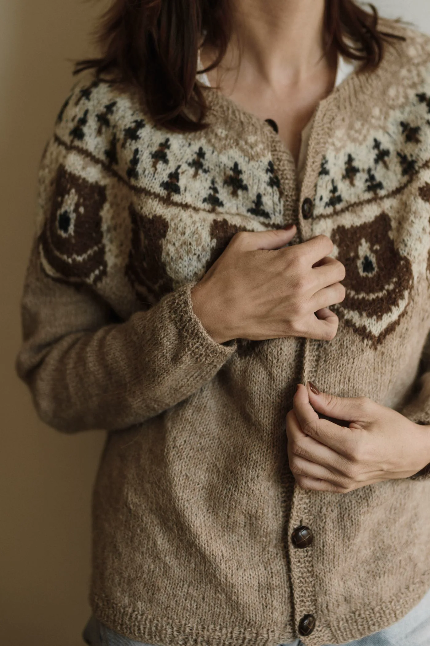 Cardigan en laine