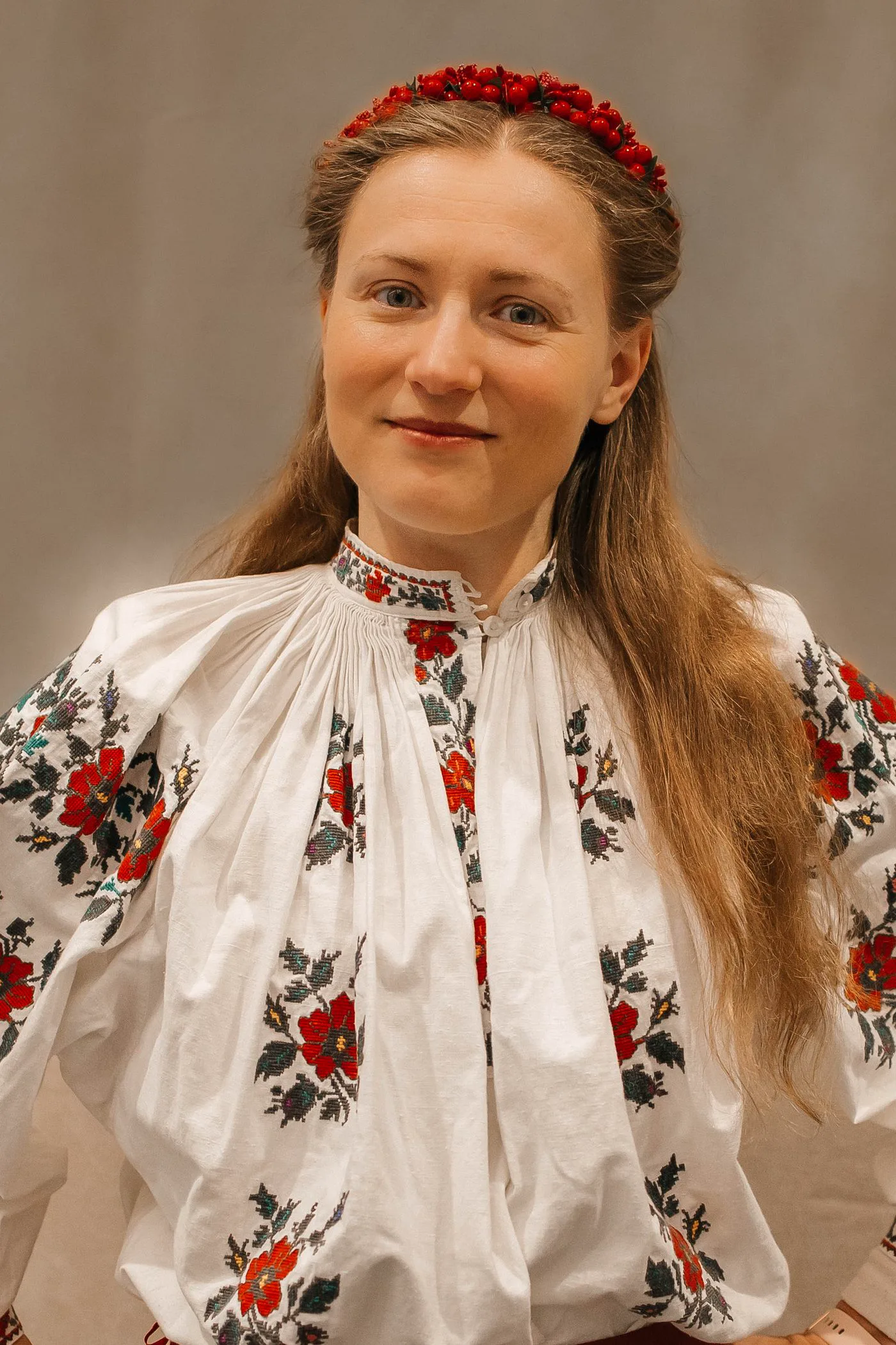 Blouse brodée