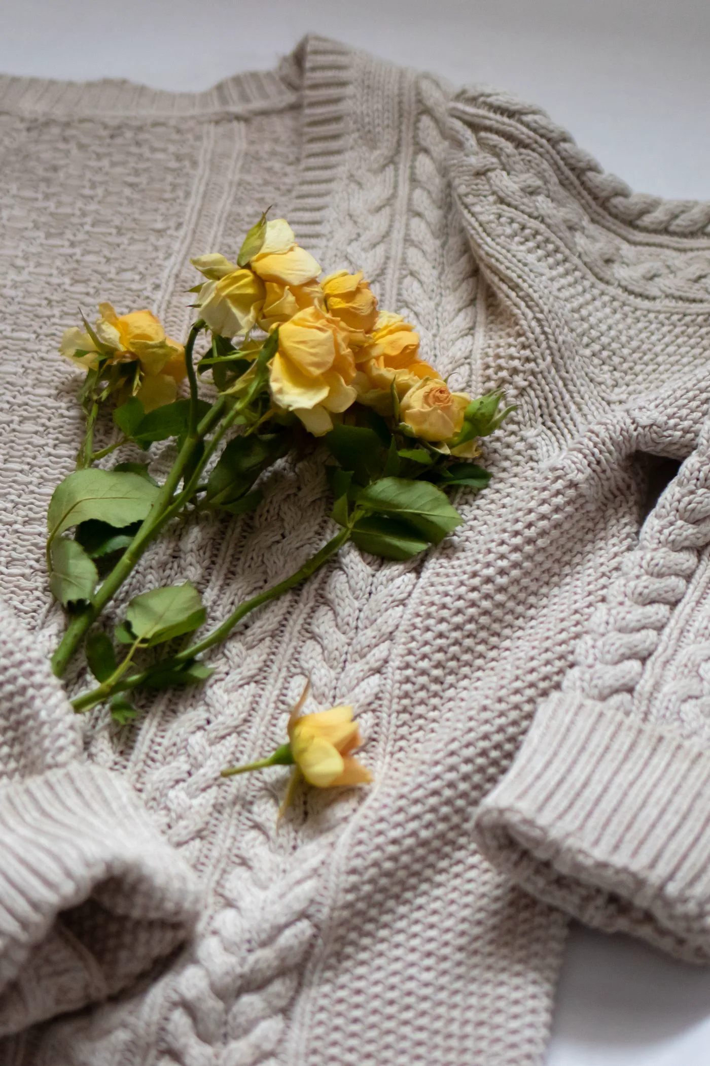 Pull en maille torsadée — vue 3